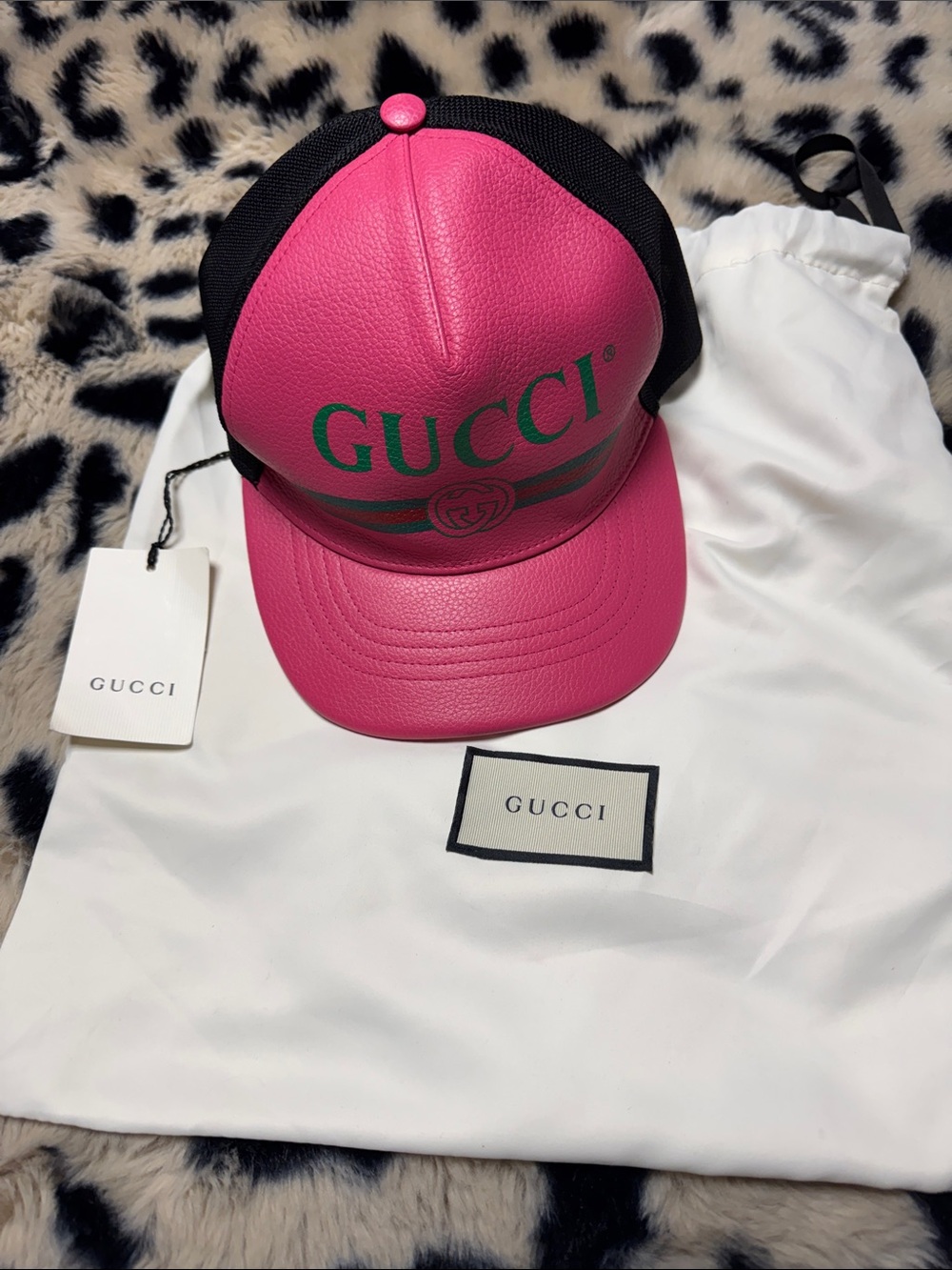 Gucci hot Pink Baseball Cap